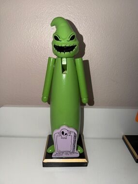 Disney Green Oogie Boogie Wooden Figure
